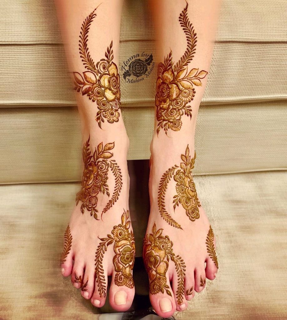 Henna design legs 1x12